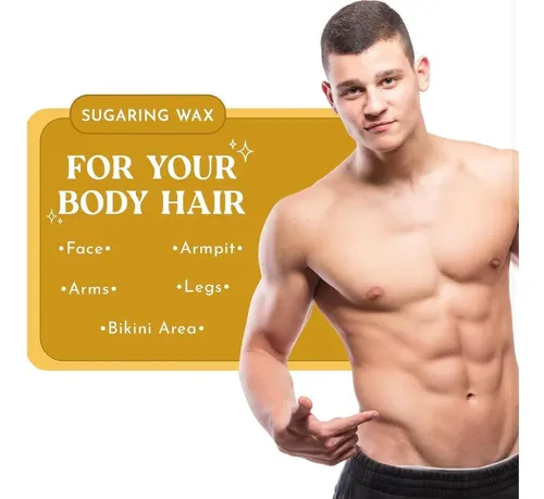 Cera Moom Orgánica Para Depilación Masculina 12 Oz