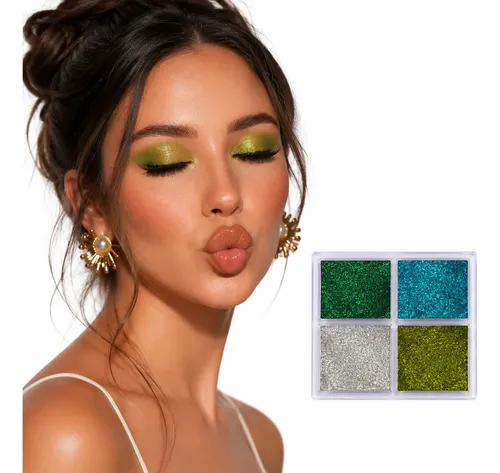 Paleta De Sombras Glitter Prensado Bling Dapop Caobamakeup