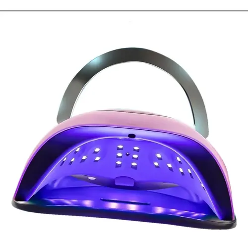 Cabina Uñas Uv/led Profesional Bq5t + Torno Lápiz + Fresas Color Rosa