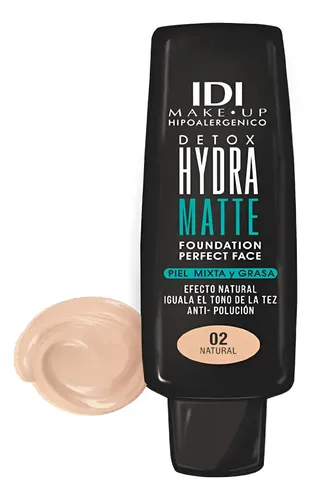 Base De Maquillaje Hydra Matte Detox Piel Mixta Y Grasa Idi