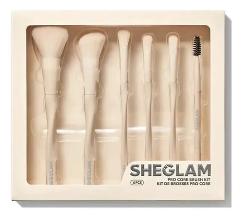 Sheglam Pro Core Set 8 Brochas Maquillaje Portátil