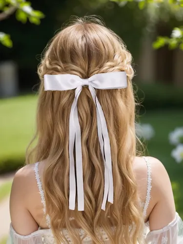 Pinzas Para El Cabello Con Lazo Para Mujer, Set De 8