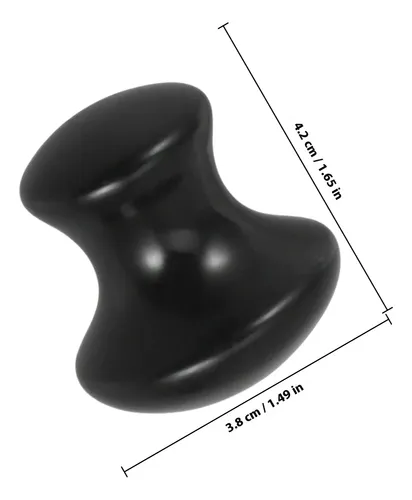 Set De Masaje De Cuarzo Mushroom Gua Sha Tools, 2 Piezas, Na