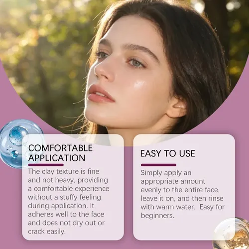 Mascarilla Facial De Bálsamo De Arcilla Limpiadora Crema