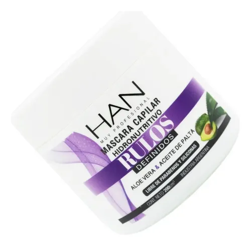 Han Rulos Definidos Máscara Nutritiva Brillo Cabello 200ml