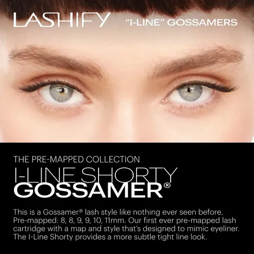 Pestañas Falsas Cortas Lashify I-line Gossamer 11.4×9.8cm