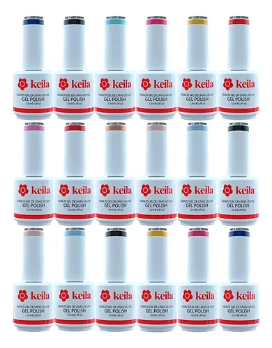 18 Esmaltes Semipermanentes Uñas Keila Gel Polish Uv Led