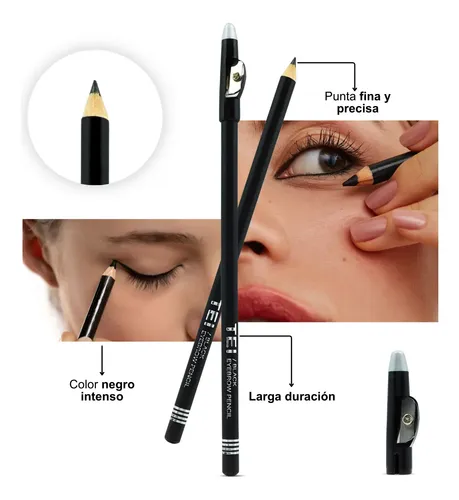 Lapiz Delineador Para Ojos Black Tei