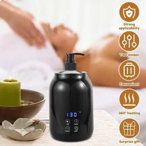 -cyd Calentador De Aceite Para Masaje Profesional 2 Botellas Cyd