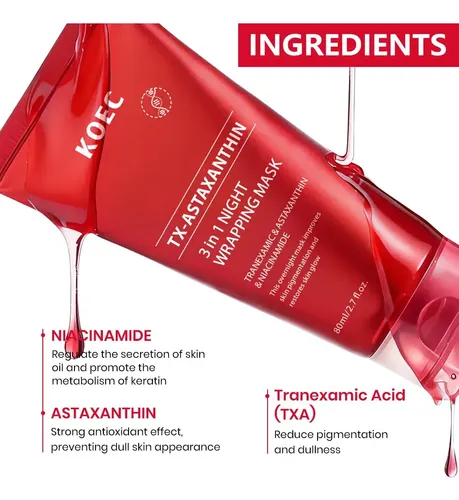 Mascarilla Nocturna Koec Antimanchas Glow Coreana 80ml