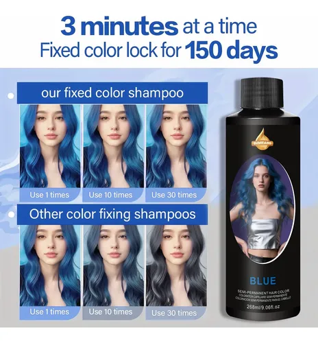 Tinte Semipermanente Para Cabello 268ml Blue