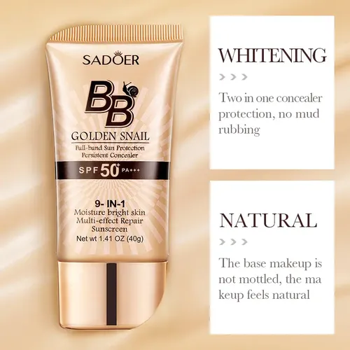 (yf)gm Crema Bb Sadoer Con Protector Solar Efecto Naturalc
