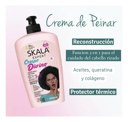Skala Crespo Divino Crema Peinar Protector Termico Rizos