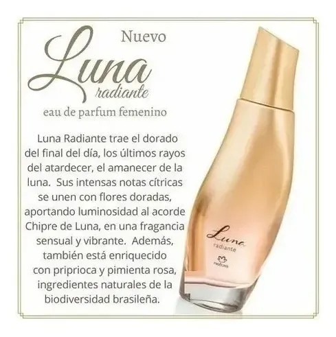 Perfume Luna Radiante Femenino Edt 75 Ml Natura