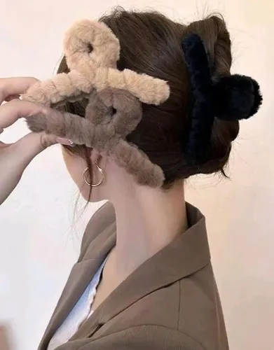 Pack 12 Broches Pinzas Pelo Peluche Hogardecoonline