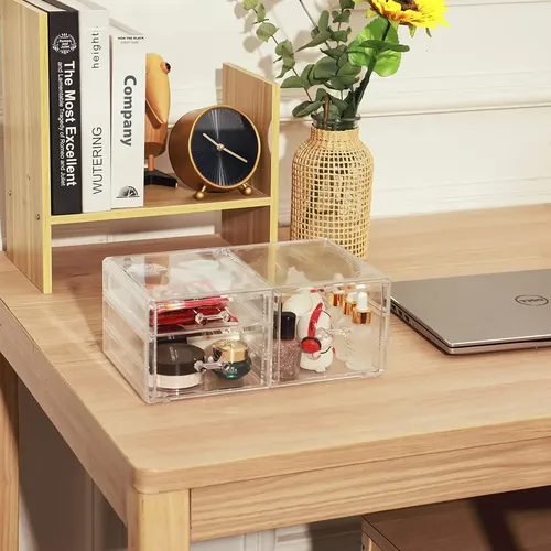 Organizador De Acrílico Maquillaje Cajones Porta Cosmético
