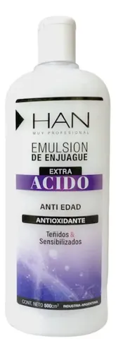 Han Enjuague Acondicionador Extra Acido Teñidos X 500