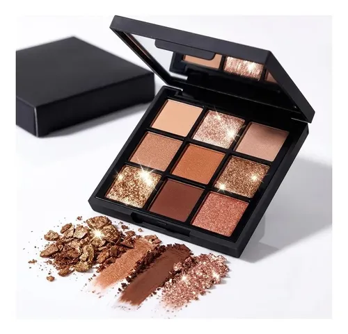 Paleta De Sombras 9 Colores Fynla Sunset Glow