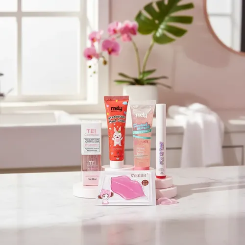 Kit Skincare Completo Con Exfoliante+lip Oil+ Serum Mely