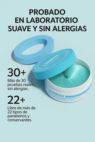 Lanbena Parches Ojeras Ácido Hialurónico X8