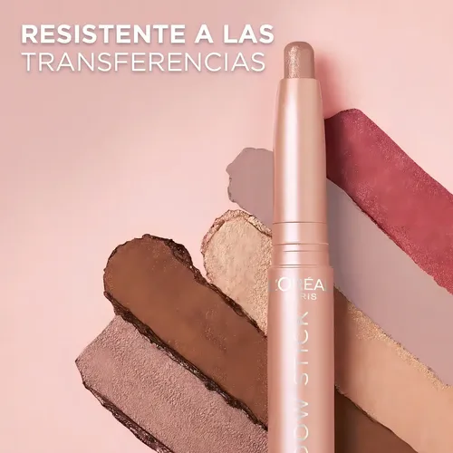 Sombra De Ojos En Barra Paradise De L’oreal Paris Sombra Cloudy Rose 118