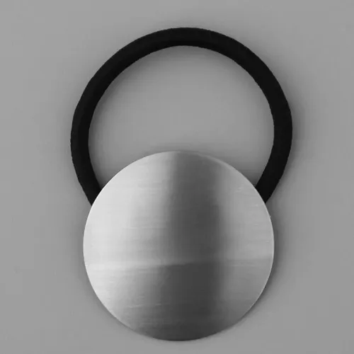 Cabellero Elástico Accesorios Para Peinado Plata 1