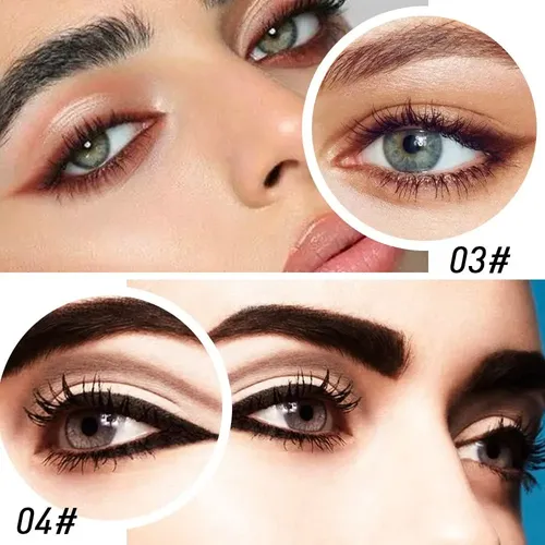 Kaely 4 Lápices Delineadores De Ojos De Gel Negro,