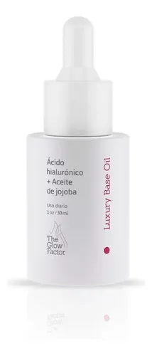 The Glow Factor Luxury Base Oil – Emulsión Facial Hidratante con Ácido Hialurónico x 30ml