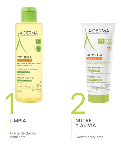 Aderma Exomega Control Crema Emoliente Piel Sensible 200ml