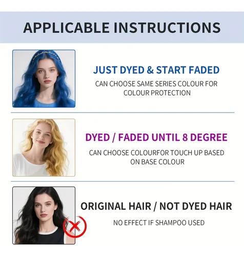 Shampoo Tinte Azul: Refresca Color En Minutos, Fija Protege