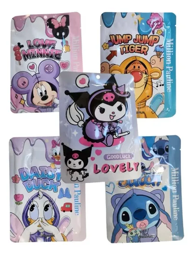 Pack X6unidades Mascarillas Faciales Super Kawaii