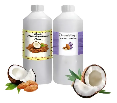 Oleo P/masajes 2lts Almendra Lavanda Y 2lts Almendra Coco