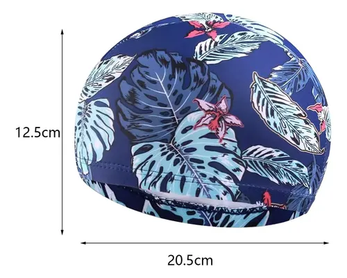 Gorro De Natación Moda Con Flores Estampado Para Estilo B