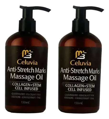 2 Bottlescombo  Aceite De Celuvia .anticelulitis Piel Más