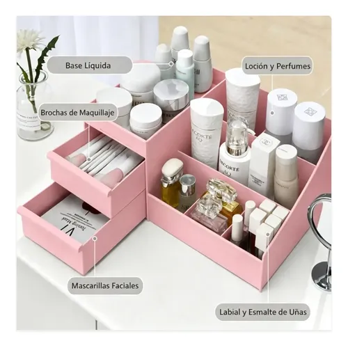 Organizador De Cosméticos De Escritorio Con Cajones Para Art