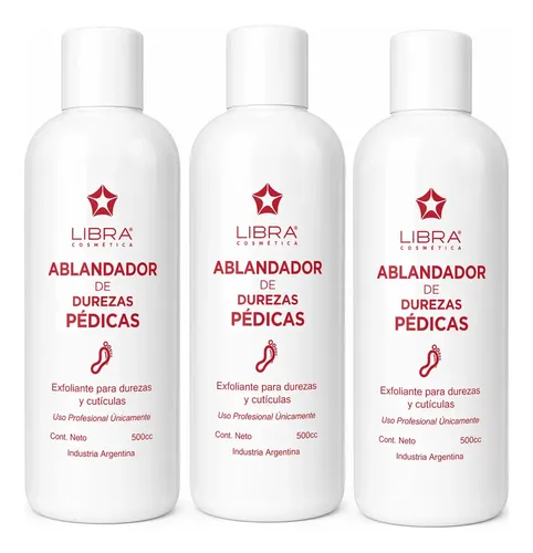 Ablandador Pedico 500gr Libra Cosmética Kit Profesional X3 gabinete