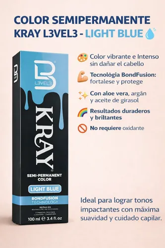 Level 3 Tintura Cabello Semipermanente Fantasia Kray 100ml