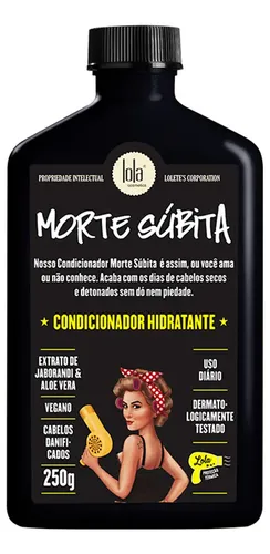 Kit Shampoo + Acondicionador Lola Cosmetics Morte Subita