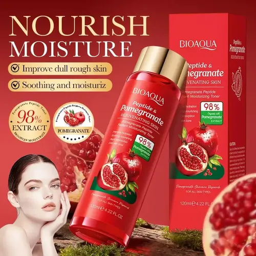 Tónico Facial Péptidos Granada Antioxidante 120ml Bioaqua