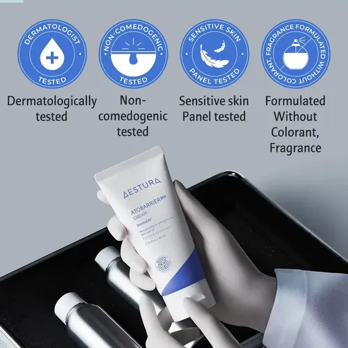 Crema Hidratante Aestura Atobarrier 365 para Piel Sensible y Seca, 30 ml