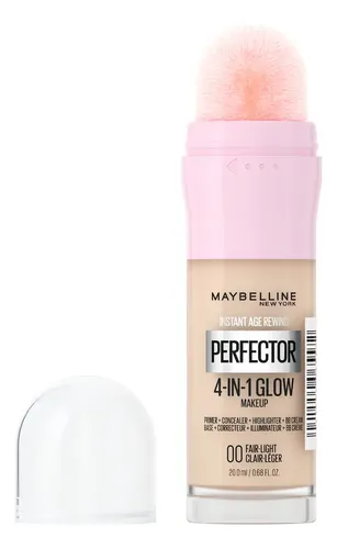 Base de maquillaje líquida Maybelline Instant anti age 4-IN-1 Glow Perfector Glow tono fair/light – 20mL 20g