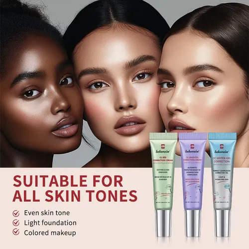 Base De Maquillaje Cc Cream Primer, Correctora Y Correctora