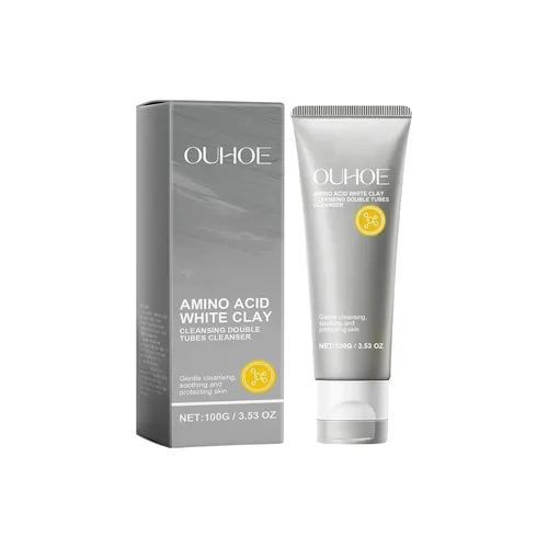 Limpiador De Doble Tubo De Aminoácidos, Limpieza Facial Suav