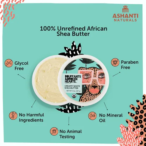 Manteca Corporal Ashanti Naturals Bouffants & Broken Hearts