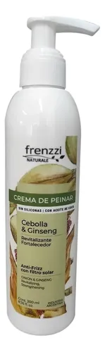 Crema De Peinar Frenzzi Cebolla Y Ginseng Anti-frizz 200ml