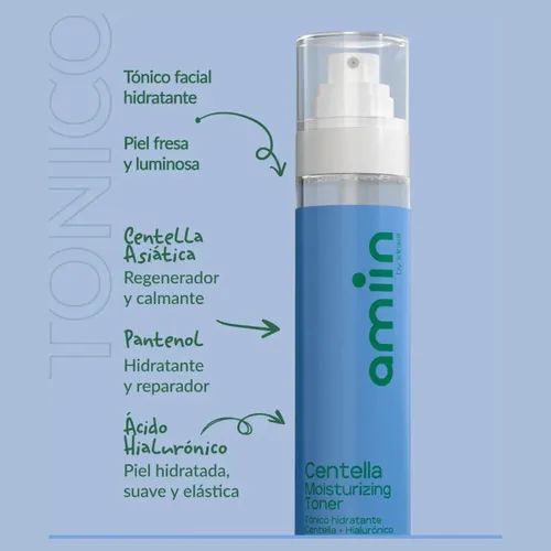 Idraet Tonico Hidratante Amiin Centella Hialuronico 125ml
