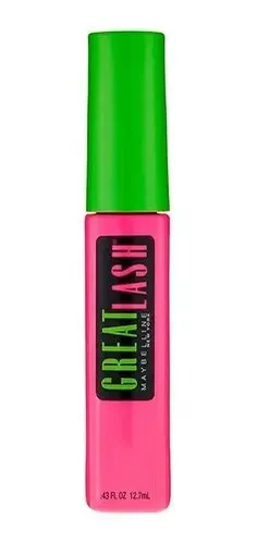 Máscara de pestañas Maybelline Great Lash 12.717ml color blackest black