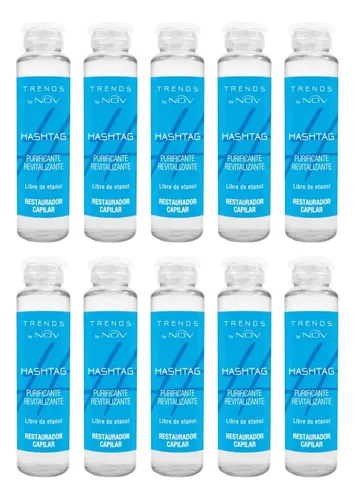 Ampolla Capilar Nov Purificante Revitalizante Hashtag X 10