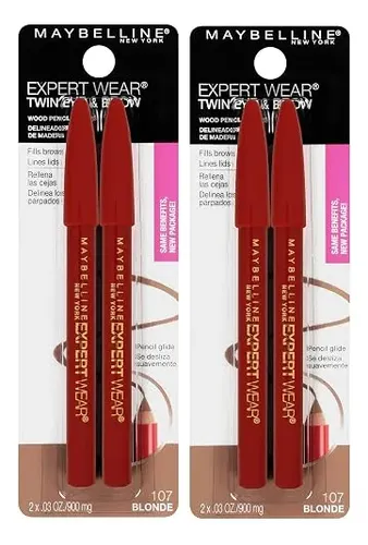 Lápices Delineadores Maybelline New York Expert Wear Twin