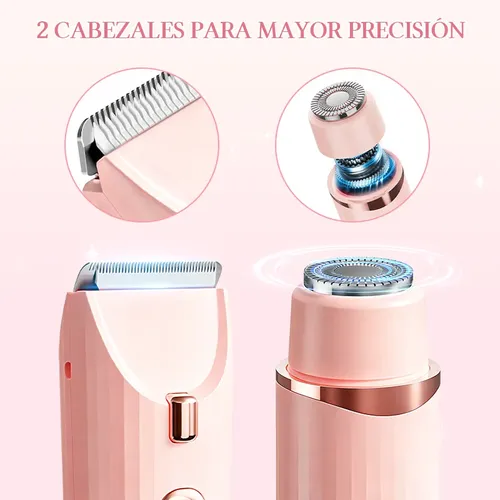 Depiladora De Bikini Para Mujer Electrica Doble Cabeza Tein
